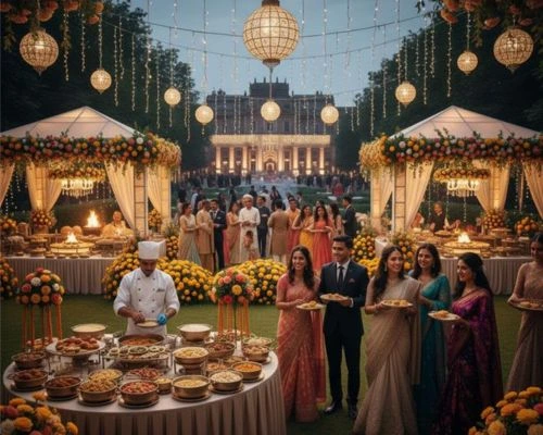 indian wedding veg food menu list