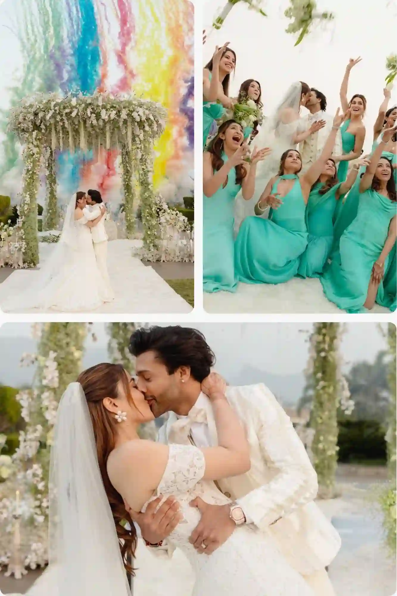 Nupur Sanon White Wedding