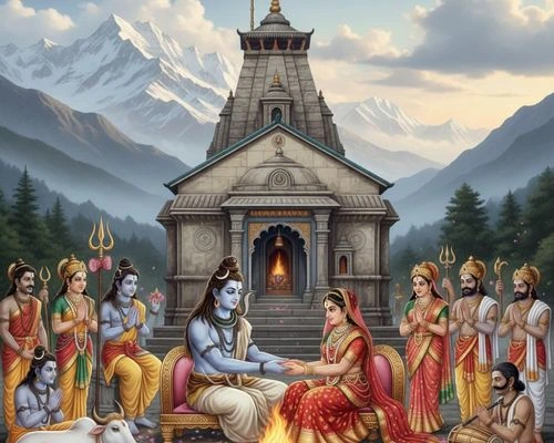 shiv parvati marriage place