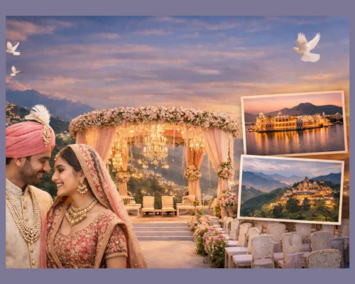 Mussoorie new Udaipur for destination weddings