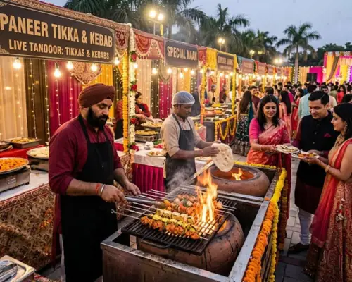 Creative Indian Wedding Food Stalls to Elevate Your Celebration