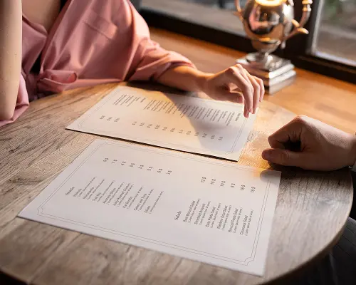 wedding menu planning